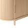 Dragelin Modern Reeded TV Stand with Open Storage