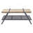Oak And Sandy Grey 1-Shelf Coffee Table