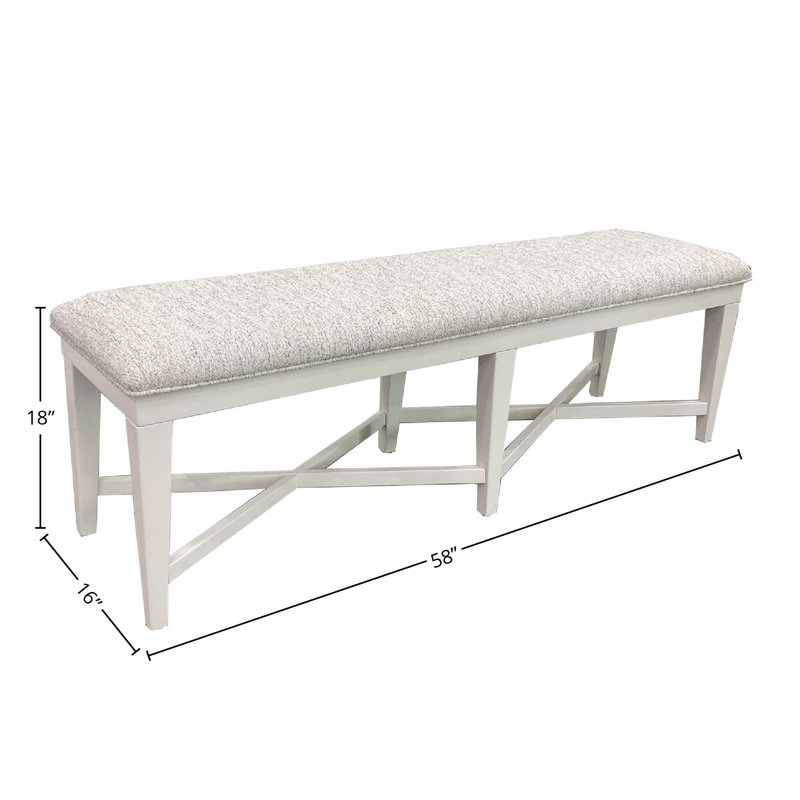 Stapleton Polyester Upholstered Bench