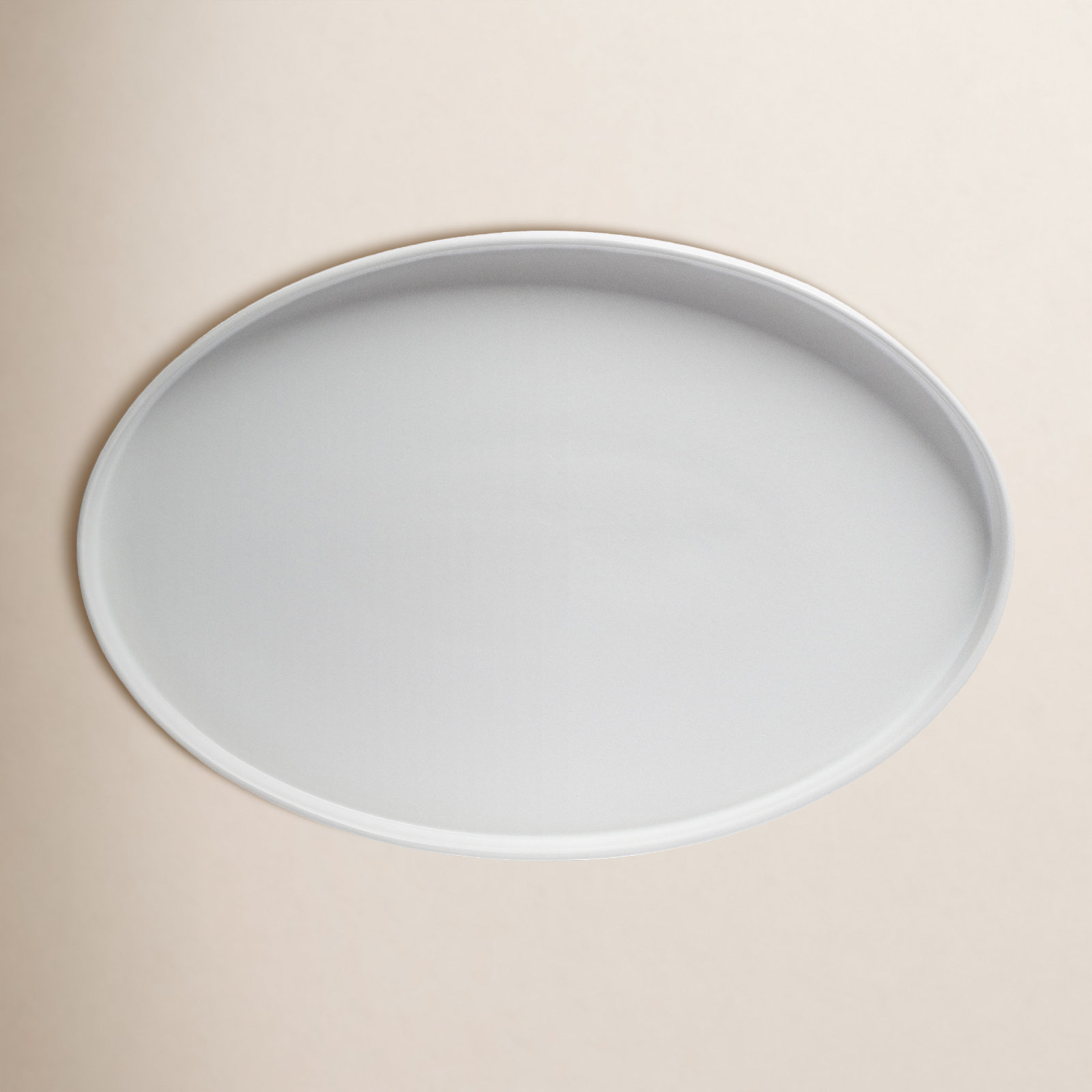 over&back Stackable Platter, White