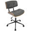 Chaise de bureau réglable Mid-Century