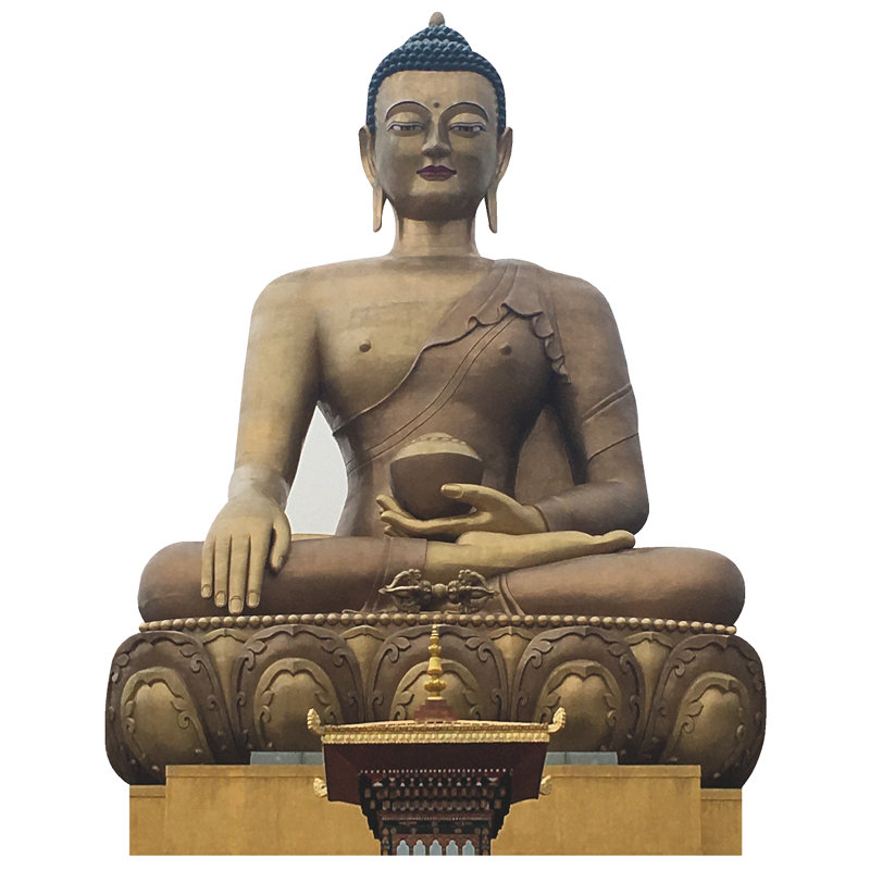 Bouddha dordenma en carton debout