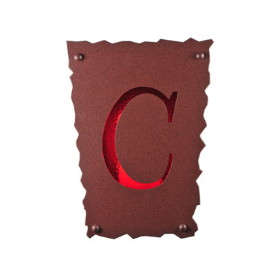 Personalized 1 - Light Flush Mounted Sconce
