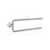 Universal Circular Double Wall Mounted Towel Bar