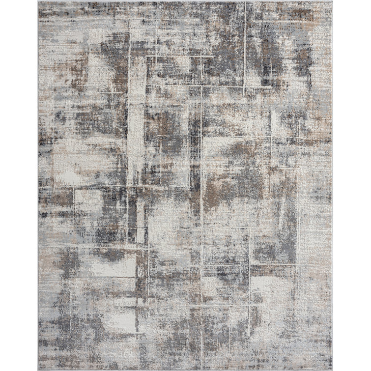 Miamiville Area Rug in Gray/Ivory