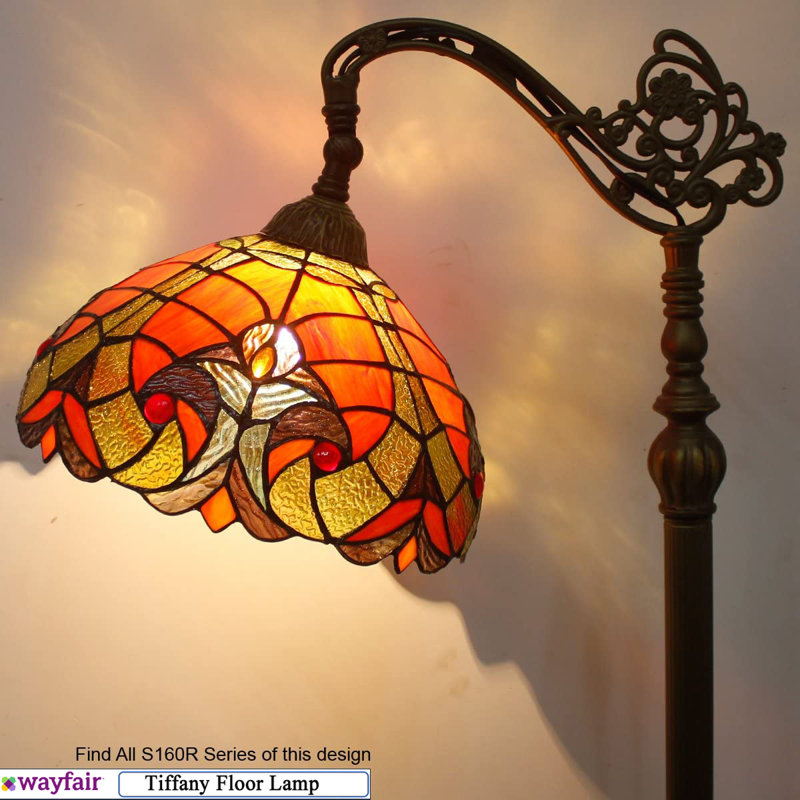Burkhart 64'' Bronze Antique Floor Lamp