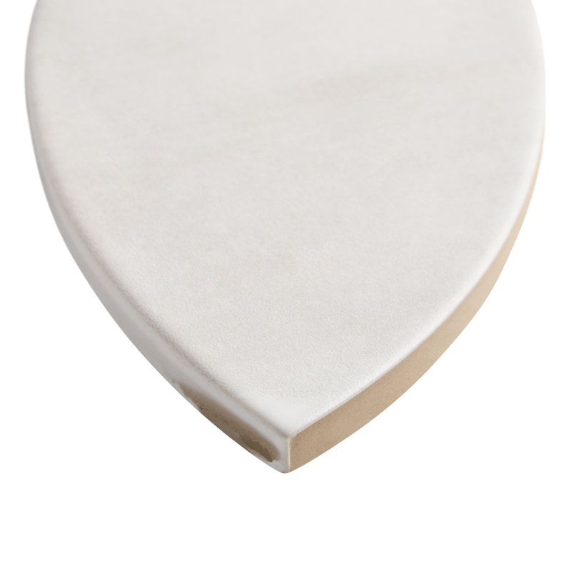 Carreau de porcelaine mate pour plancher et mur 3,10 po x 7,87 po Varen (caisse de 10,57 pieds carrés / caisse), White
