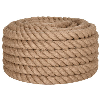 vidaXL Rope Jute Hemp Rope for Crafts Gardening Hammock Decorating 100% Jute