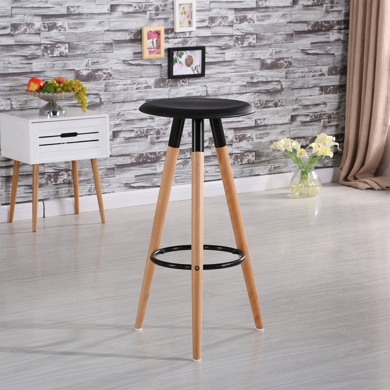 Tabouret de bar 31 po Nekoosa, Noir