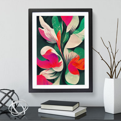 Abstract Floral Painting No.4 - Framed Print