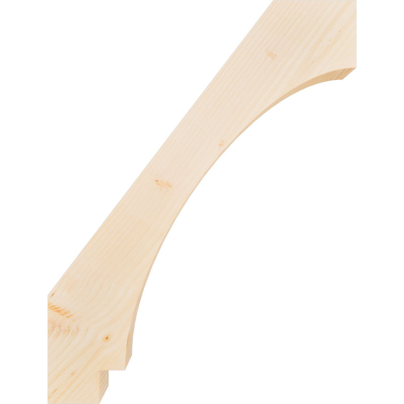 Attelle impériale du genou, Sapin de Douglas, Lisse, H 34 po x l 3,5 po x P 26 po