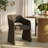 4 - Person Dining Table Sets With Round Table & 4 Upholstered Waterproof Dining Chairs-1903400052-1903400048