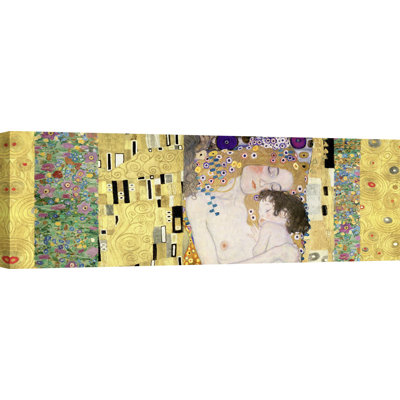 The Three Ages Of Woman Deco Panel by Gustav Klimt - Wrapped Canvas Painting