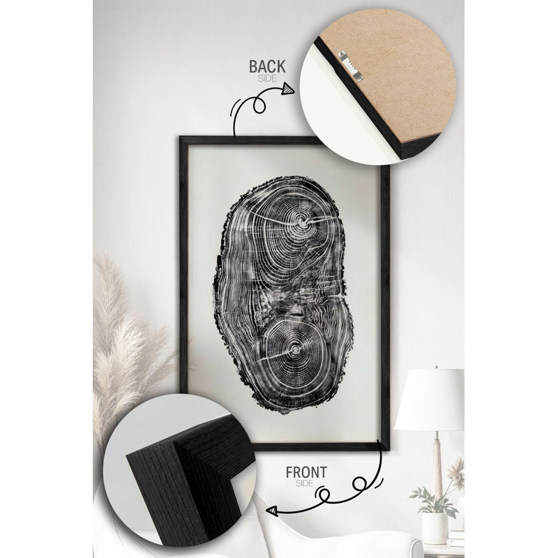 Élégantes peintures décoratives en panneau de fibres à densité moyenne (2 pièces), cadre en bois massif, 13,0 x 19,0 pouces | 100% panneau de fibres à densité moyenne, impression numérique | Parfait pour les amateurs de décoration intérieure et d'art