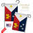 Double Sided 18.5'' H x 13'' W Polyester Flag Set