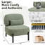 Chaise d'appoint rembourrée sans accoudoirs pour chambre à coucher-925145341