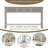 Tarsita Rustic Entryway Console Table Long Sofa Table with Drawers and Bottom Shelf Entryway Table-1561485430