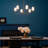 Pallas Brushed Natural Brass 6-Light Chandelier with Fabric Shades-1433420319