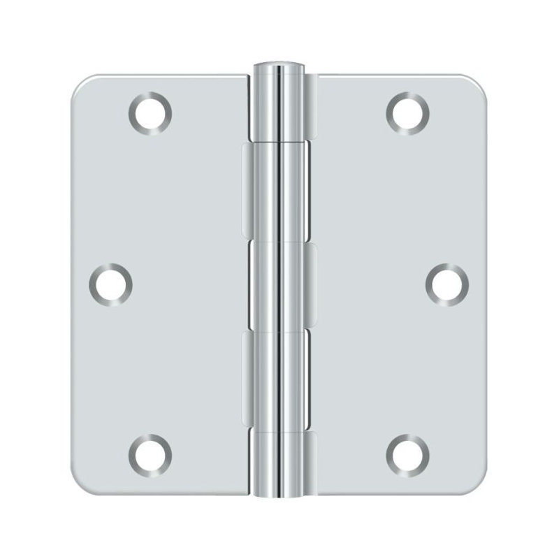Steel Hinge, Polished Chrome