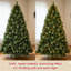 Arbre de Noël artificiel pré-éclairé avec lumières DEL-723107885