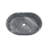 Carrara Gray Natural Marble Bathroom Vessel Sink, Semi-Polished Surface, Natural Stone, Genuine Marble, Real Marble, 23.6X15.7Xh5.9 Inches/600X400XH150 Mm-1668482869