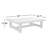 Melrose Slatted Metal Outdoor Coffee Table