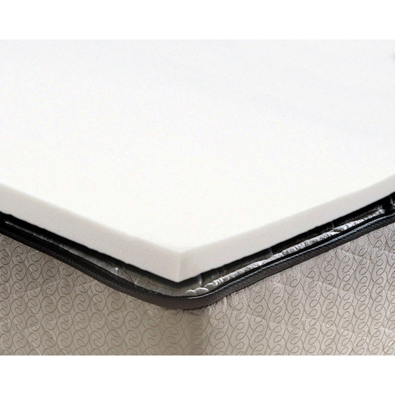 Surmatelas en mousse viscoélastique de qualité 1,5 po Askins, Simple