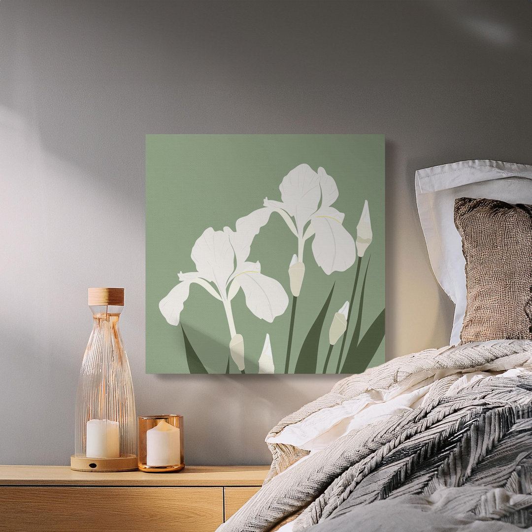 Elegant Floral Botanical Canvas Wall Art