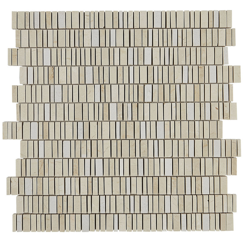 Stone Mosaics 12" x 12" Natural Stone Field Tile in Crema Marfil Classico