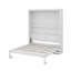 Grand lit escamotable avec tablettes-376669324