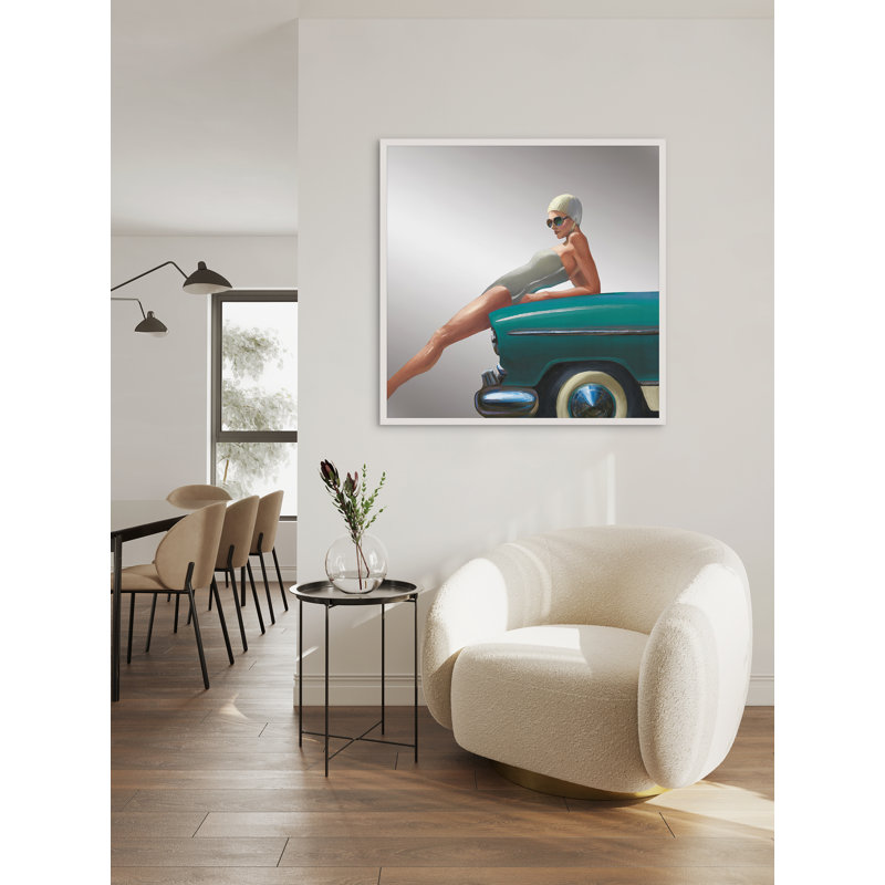 Beach Bound II Mirror, 41.5" H x 41.5" W