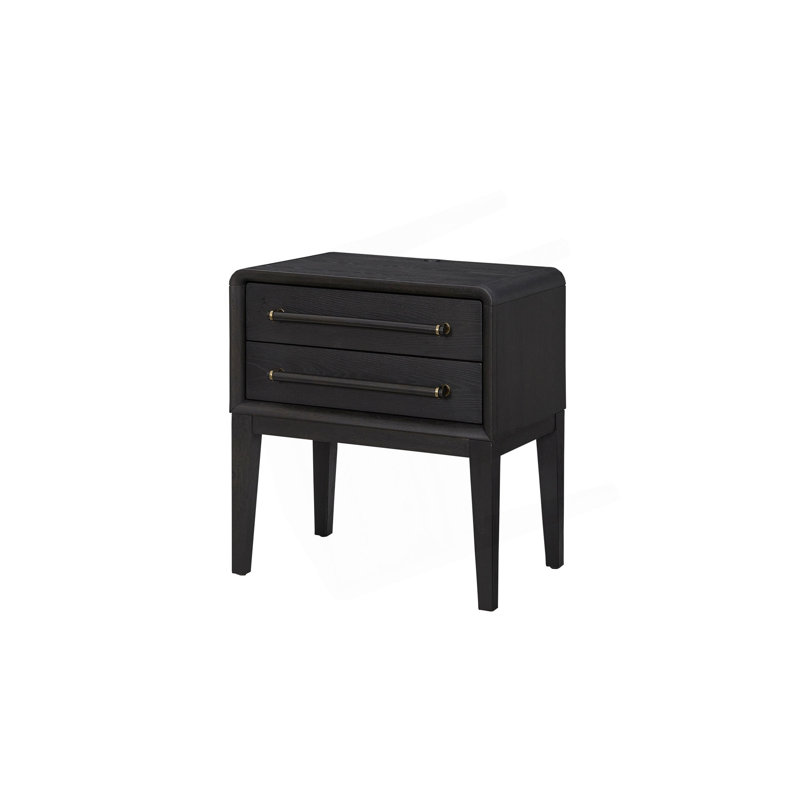 Small Nightstand - Peppercorn, Black