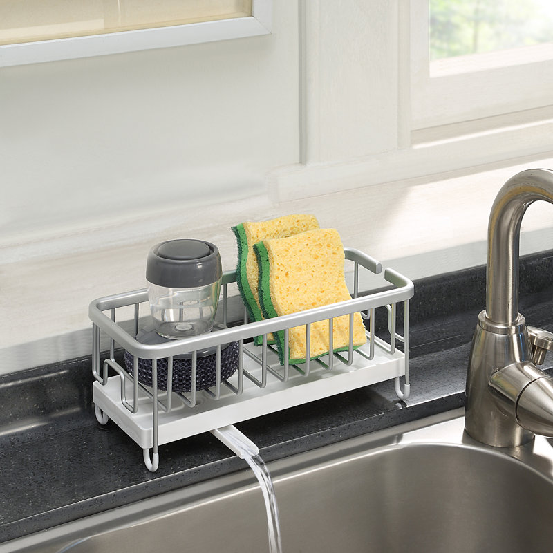 Aluminum Sink Holder, Silver