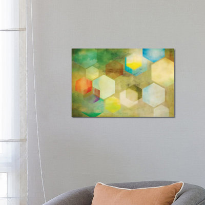 Honeycomb II 1 Piece Wrapped Canvas Painting