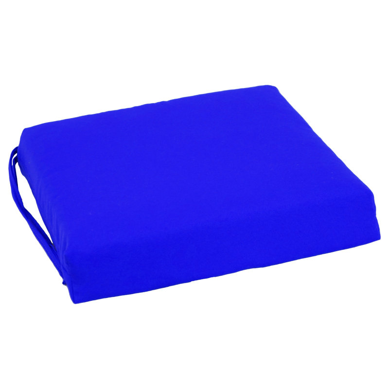 Outdoor 3'' Seat Cushion, Royal Blue