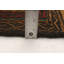 Tapis rouge / brun clair en laine fait à la main Kilim