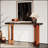 59'' Rustic Country-Style Console Table With Unique Spherical Legs, Perfect For Narrow Hallways And Living Rooms