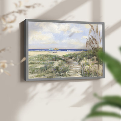Summer Seas -Framed Print - Restickable