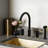 Pull Down Double Handle Kitchen Faucet-89360313