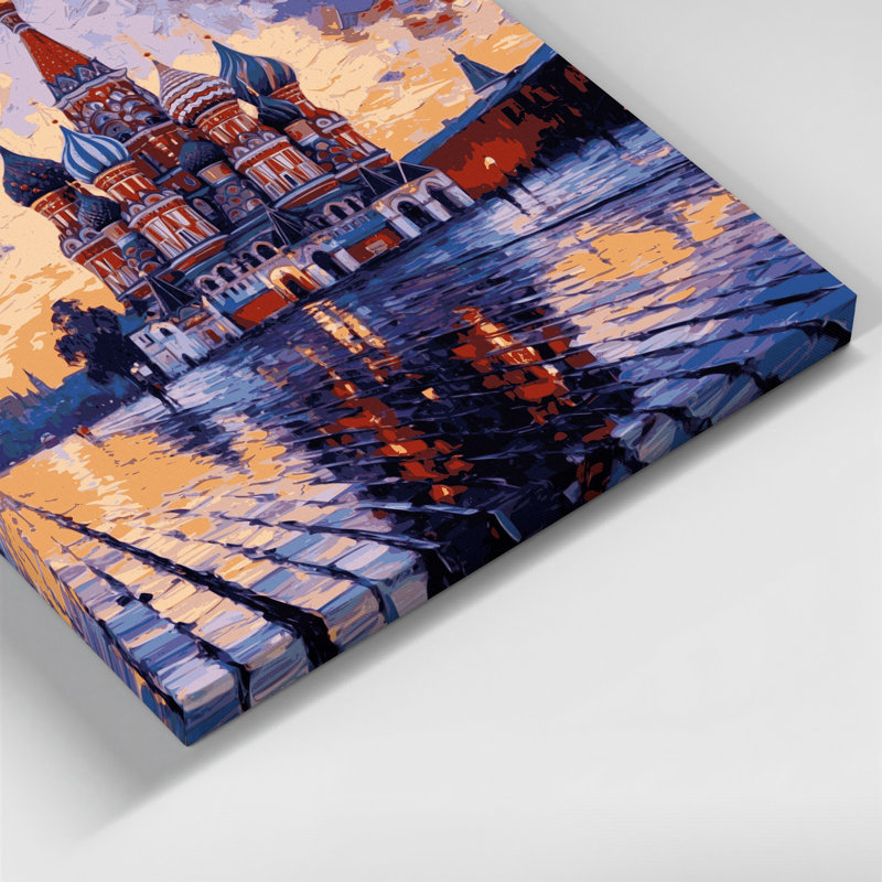 Art mural sur toile Mauves, Moscow, H 16 po x l 16 po