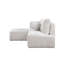Canapé modulaire en velours côtelé Manya Ivory