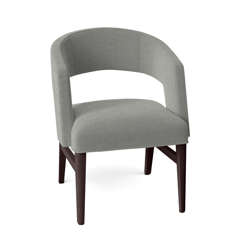 Chaise avec accoudoirs Bryant, Amande chamois, 3152 Mastic