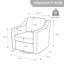 Upholstered Swivel Armchair-1711630851