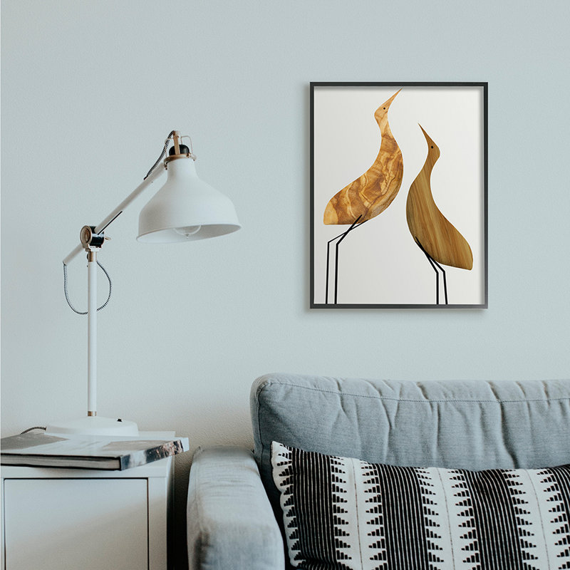 Giclée d'art moderne texturé sur bois noir, abstrait et moderne, Giclée encadrée blanc bord de mer, H 30 po x l 24 po, Noir