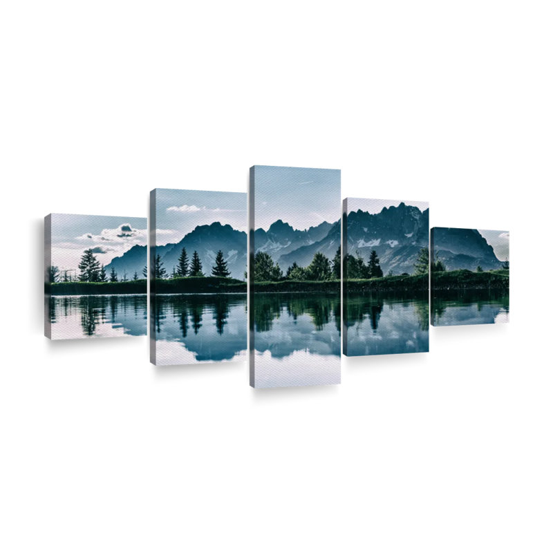 Ensemble de 5 pièces Daylight Mountain, H 34 po x l 74 po x P 1,25 po