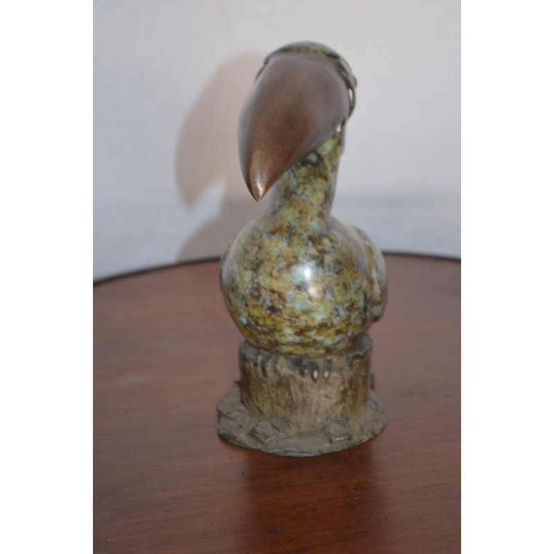 Copper Toucan Bird Fountain