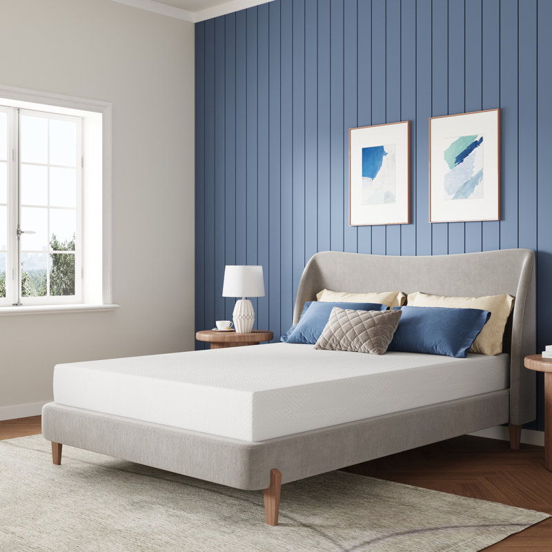 10" Medium Gel Memory Foam Mattress, Twin, 10