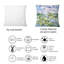 Carré, fleurs des fleurs de cerisier un jour de printemps - coussin décoratif traditionnel-60159044