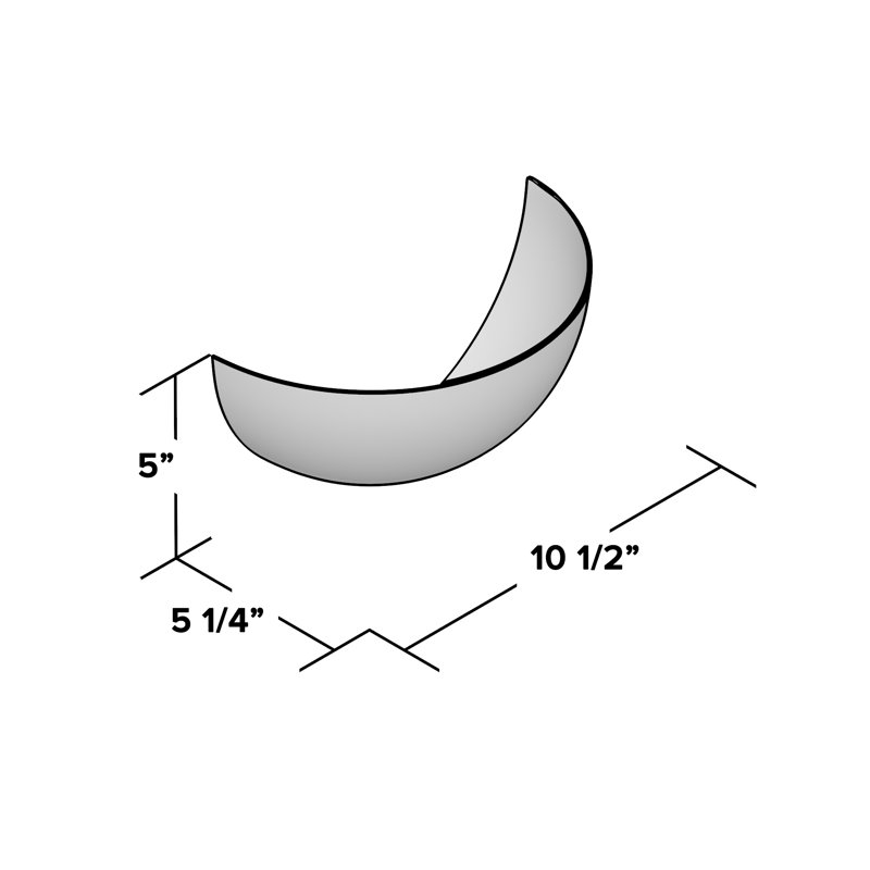 Steel Half Moon