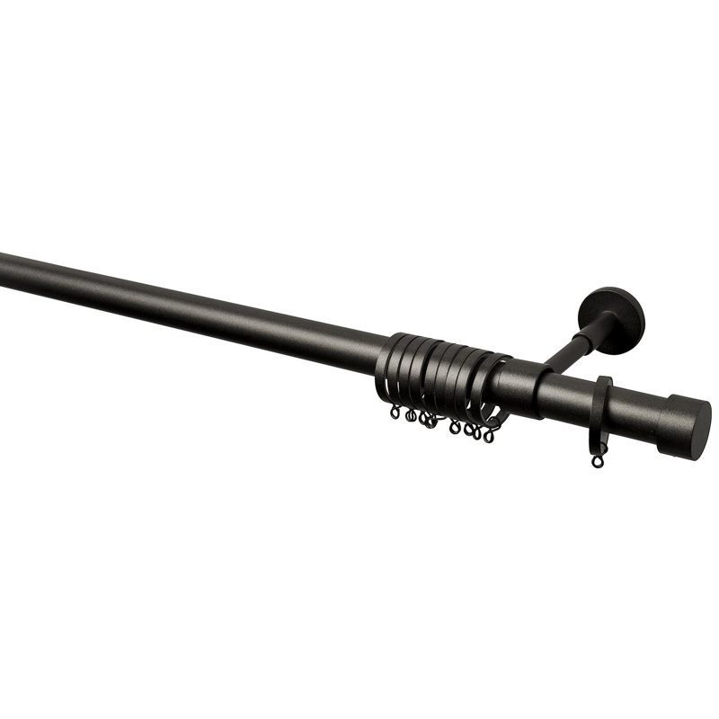 Tringle à rideaux simple Fowlerville, H 1,10 po x l 95,00 po x P 2,00 po